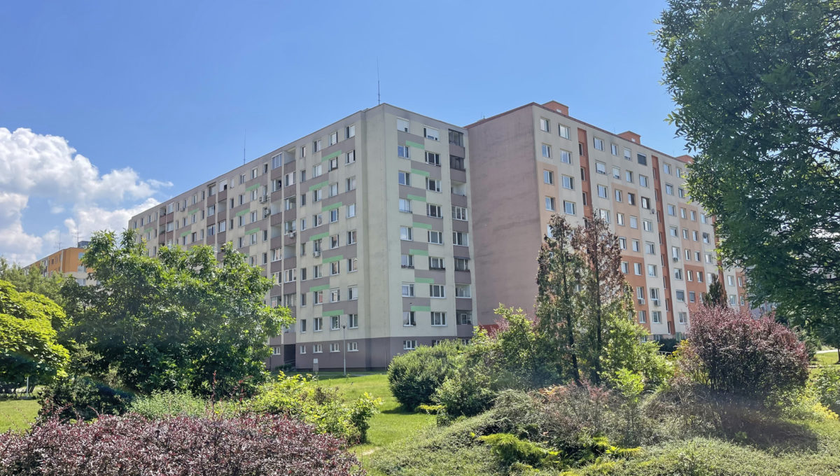 Bratislava Zehrianska Konfido predaj 4 izboveho bytu pohlad z parku na bytove domy a okolie