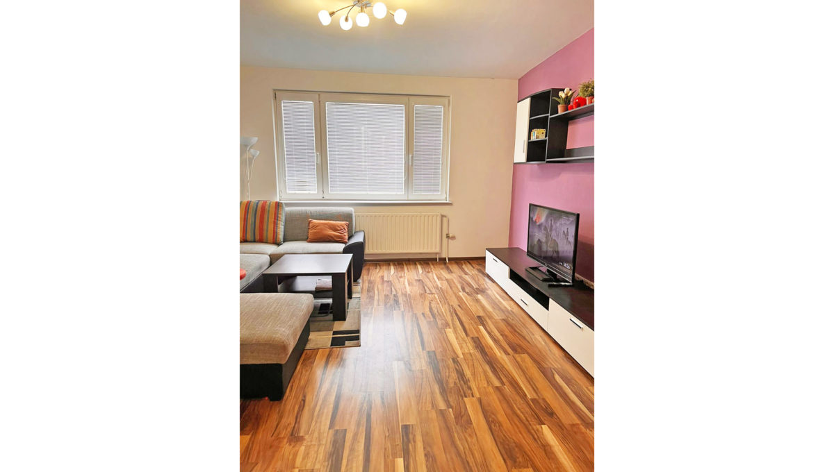 Bratislava Zehrianska Konfido predaj 4 izboveho bytu pohlad z chodby na obyvaciu izbu
