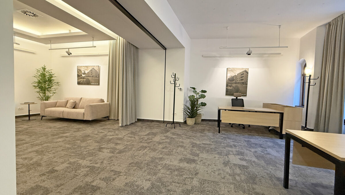 Bratislava Stare Mesto Panska ulica Konfido ponuka na predaj obchodny priestor centrum mesta pohlad od kuchynky na vstupnu miestnost